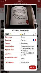 My wines cellar screenshot 2