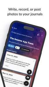 Seasons Journaling screenshot 1