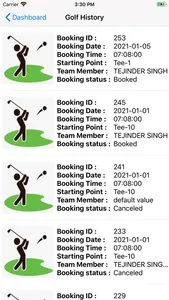 Septa Golf Course Booking screenshot 3