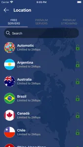 USAstreaming VPN screenshot 1