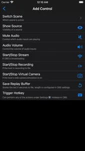 OBS Controller screenshot 0