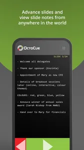 OctoCue Presentation Remote screenshot 2