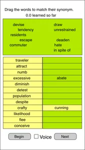 Synonym List screenshot 1