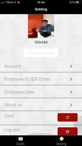 Employee Virtual Card screenshot 2