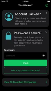 Was I Hacked? screenshot 1