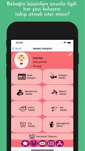 Bebek Gelişimi ve Takibi screenshot 0