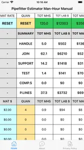 Pipefitter-Estimator screenshot 1