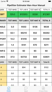 Pipefitter-Estimator screenshot 2