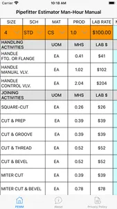 Pipefitter-Estimator screenshot 3