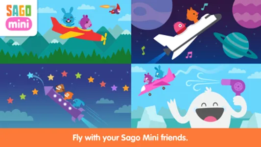 Sago Mini Planes Adventure screenshot 1