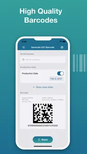 Smart GS1 Barcode Generator screenshot 2