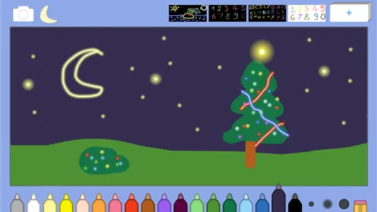 Draw and Paint Day & Night kid screenshot 1