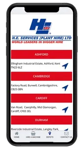 H.E. Services Plant Hire screenshot 1