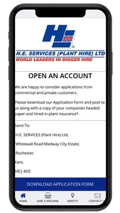 H.E. Services Plant Hire screenshot 2