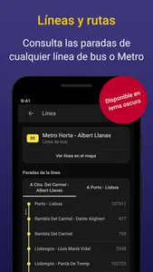 Barcelona Bus Metro - Llegadas screenshot 2