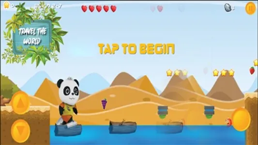 Super Panda kart Run World screenshot 1