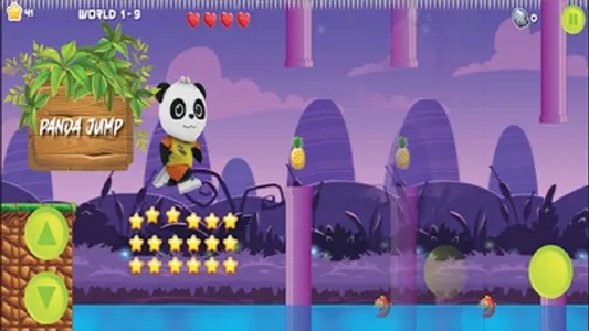 Super Panda kart Run World screenshot 2