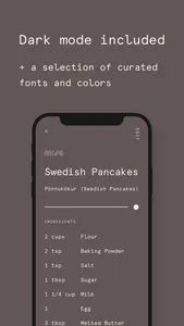 Mise: A minimalist recipe box screenshot 6