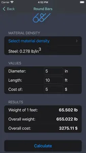 Machining Material Calculators screenshot 1