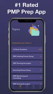 PMP Exam Prep App 2023 screenshot 0