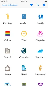 Learn Indonesian Offine Travel screenshot 0