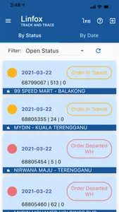 Linfox Track and Trace screenshot 1