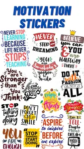 Motivation Stickers ! screenshot 1