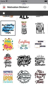 Motivation Stickers ! screenshot 2