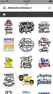 Motivation Stickers ! screenshot 3