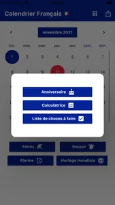 Calendrier Français screenshot 2