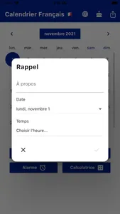 Calendrier Français screenshot 3