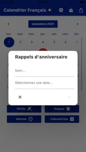 Calendrier Français screenshot 7