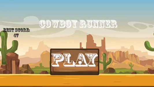 Cowboy Desert Runner screenshot 0