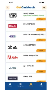 Getcashback screenshot 1