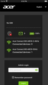 Acer Connect M5 screenshot 1