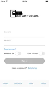 Grant County State Bank Wallet screenshot 0