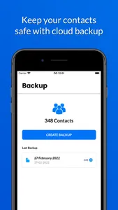 Contacts Backup + Restore screenshot 0