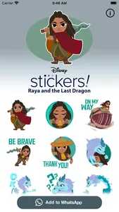 Disney Stickers: Raya screenshot 0