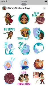 Disney Stickers: Raya screenshot 1