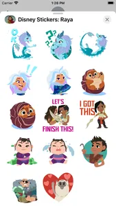 Disney Stickers: Raya screenshot 2