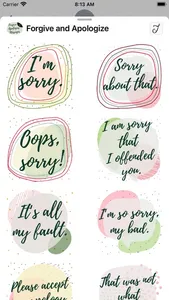 Forgive & Apologies Messages screenshot 1