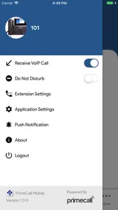 PrimeCall Mobile screenshot 1