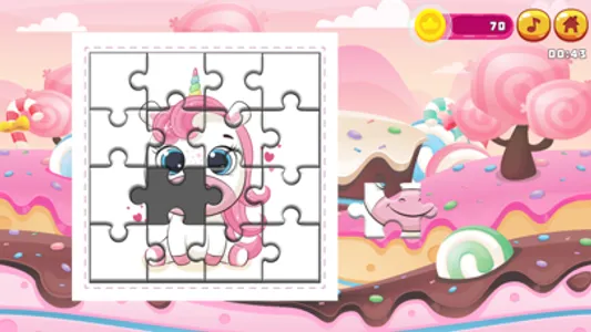 Kawaii Unicorn Jigsaw Puzzles screenshot 3