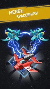 Spaceship Defender - Merge Fun screenshot 2