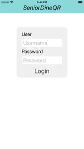 SeniorDineQR screenshot 0