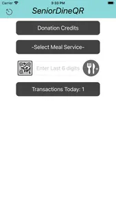 SeniorDineQR screenshot 1