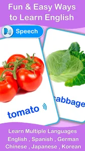 Vegetables Cards screenshot 1