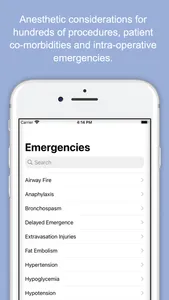 Anesthesia Considerations screenshot 2