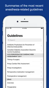 Anesthesia Considerations screenshot 3