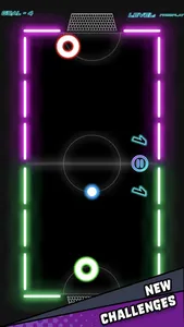 Air Hockey Glow HD Arcade 2D screenshot 0